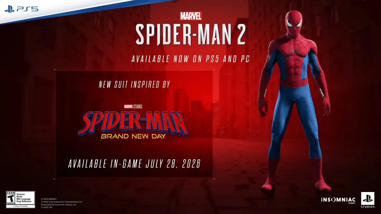 🔥 Официально: Новый костюм Тома Холланда появится в Marvel's Spider-Man 2

🕷🕸В игру добавят тот с