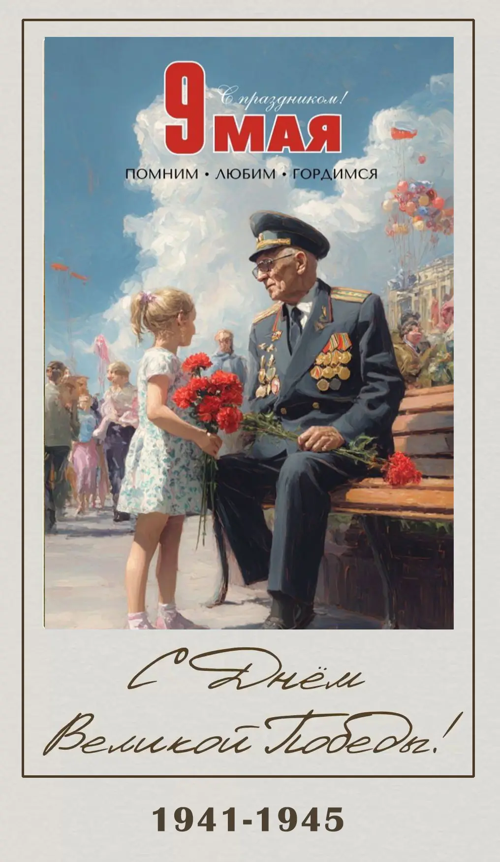 🎉 Мы поздравляем всех с наступающим Днем Победы!!!