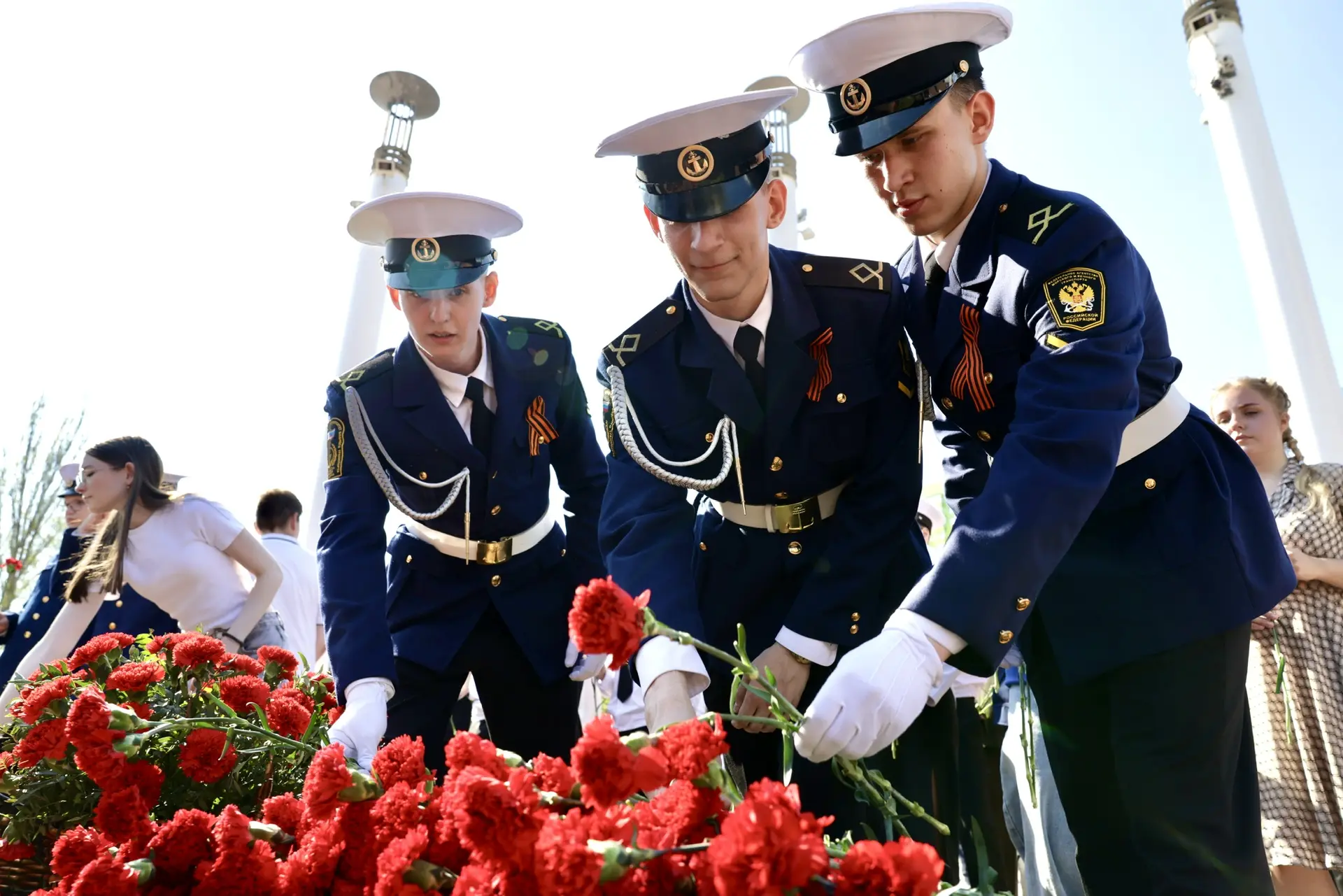 ВАЛЬС ПОБЕДЫ  ⚓️🇷🇺 7 мая курсанты 1 курса института "Морская академия" под руководством куратора - Р
