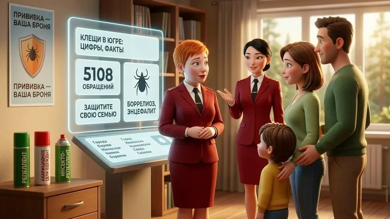 Клещи в Югре: цифры, факты и как защитить свою семью этим летом
