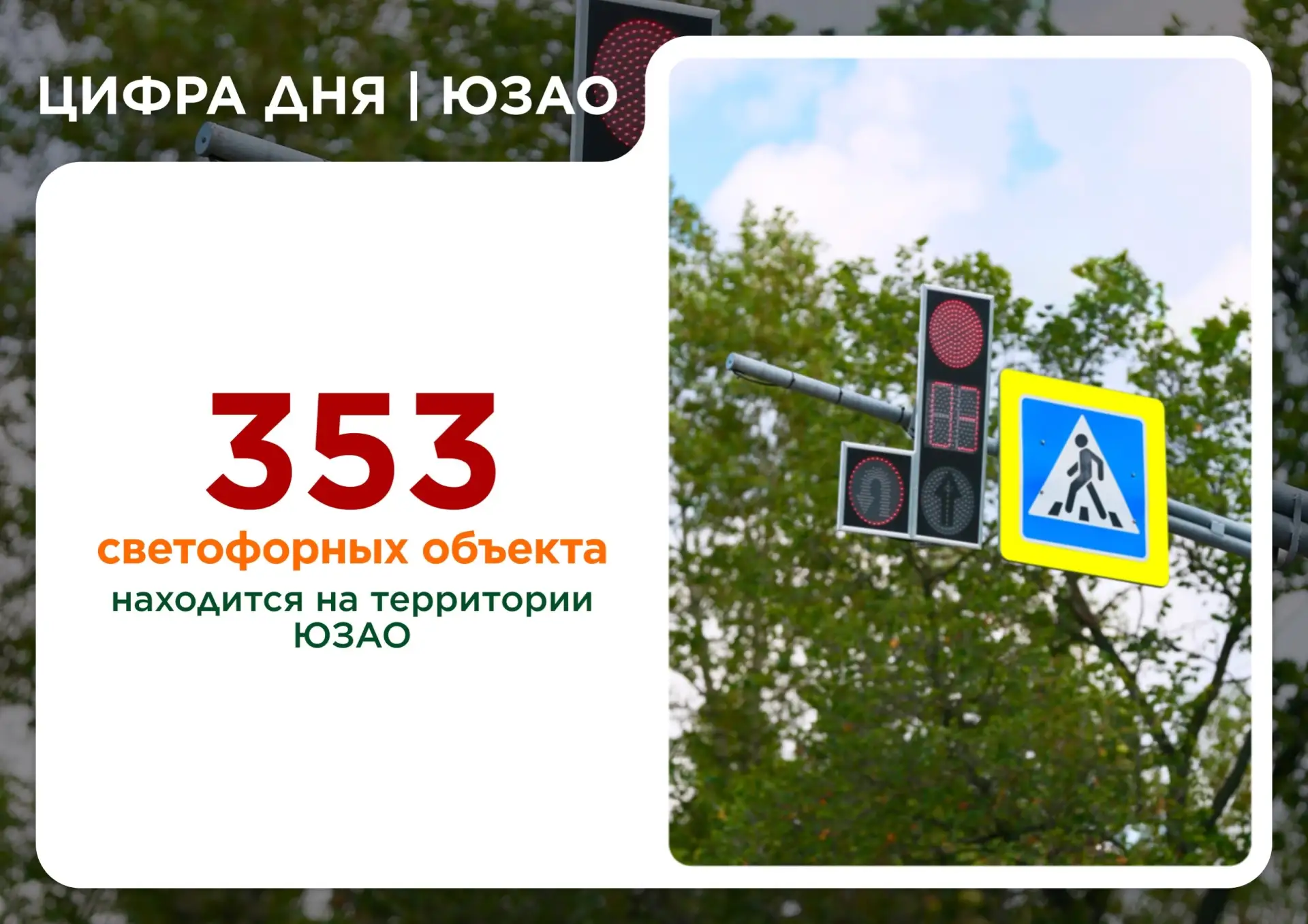 Восточное Бутово | ЖК Государев Дом | Москва🏡

ЦИФРА ДНЯ: 353

Именно столько светофорных объектов 