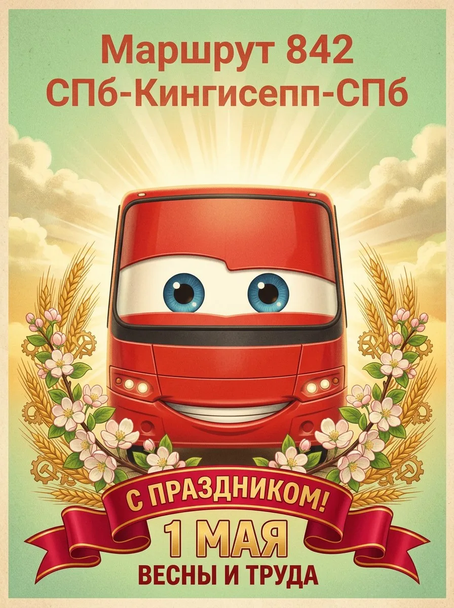**Куда едем 1 мая? 🚌**