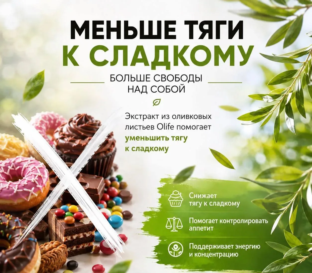 🍭 Постоянно тянет на сладкое?