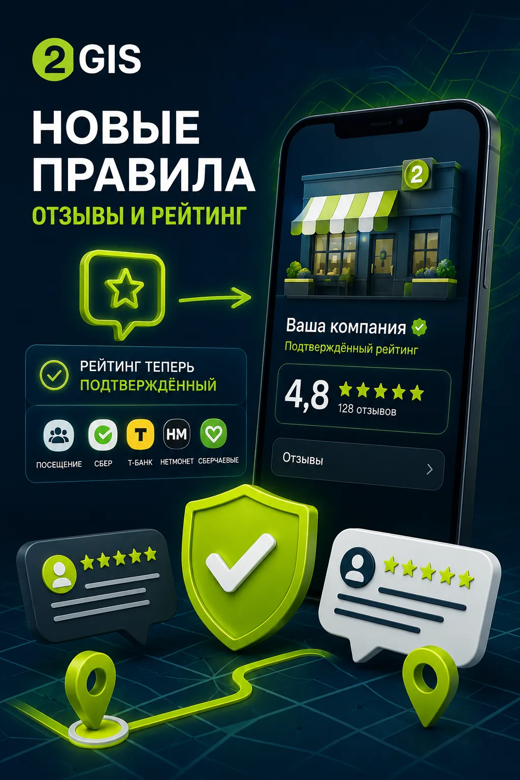 2ГИС снова немного поменял правила игры с отзывами 😅