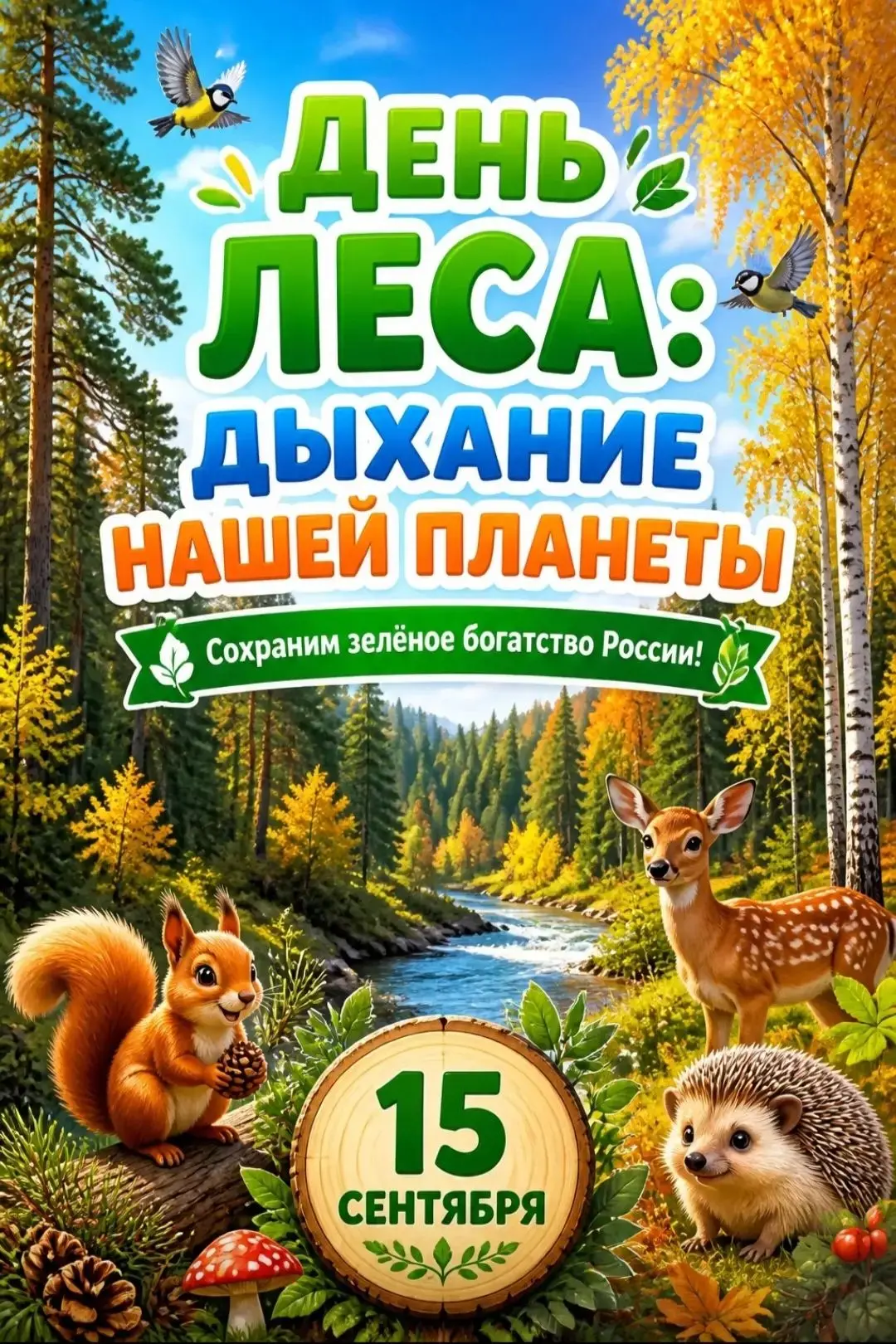 🌳🌲 В подготовительной к школе группе «Солнышко» прошла увлекательная беседа, посвящён...