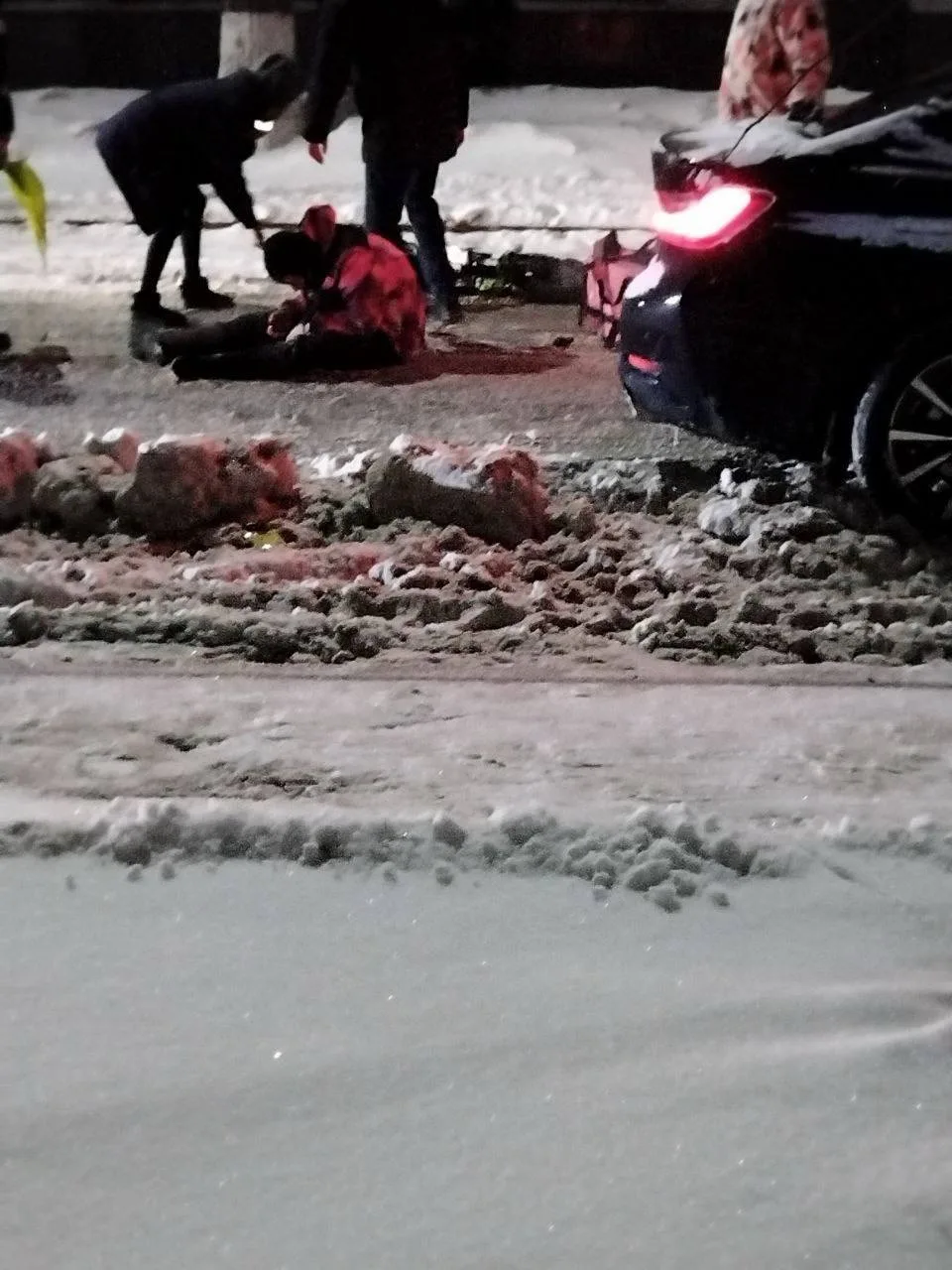 В Уфе по улице Достоевского сбили курьера на мопеде. Девушка на иномарке не справилась с управлением