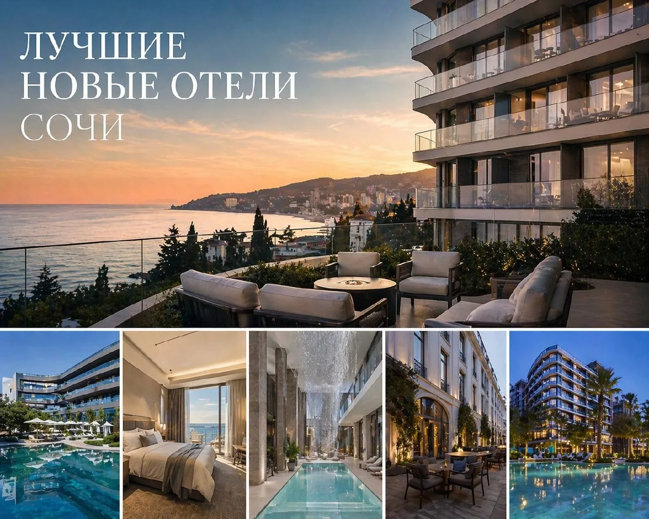 Лучшие новые отели Сочи последних лет

Новые места размещения в Сочи — это отдельная категория, кото