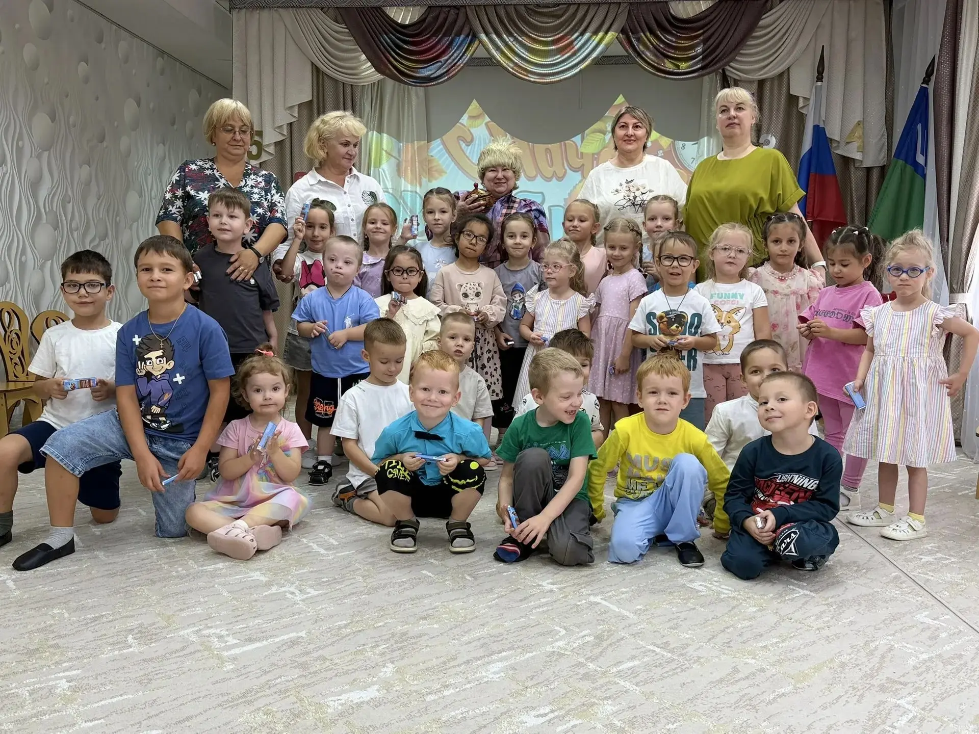 В детском саду «Золотая рыбка»  прошёл невероятно яркий День знаний!
