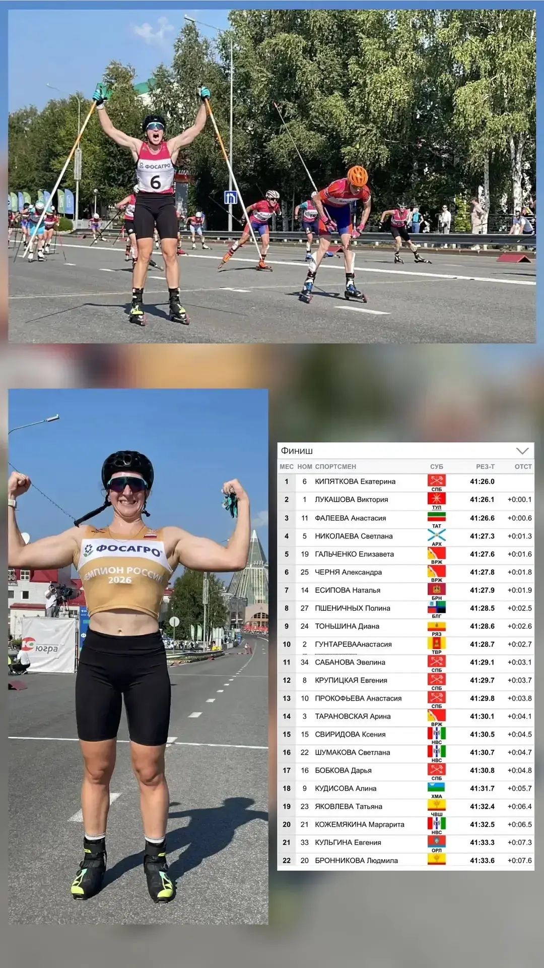 В г. Ханты-Мансийск завершился чемпионат России по лыжным гонкам!