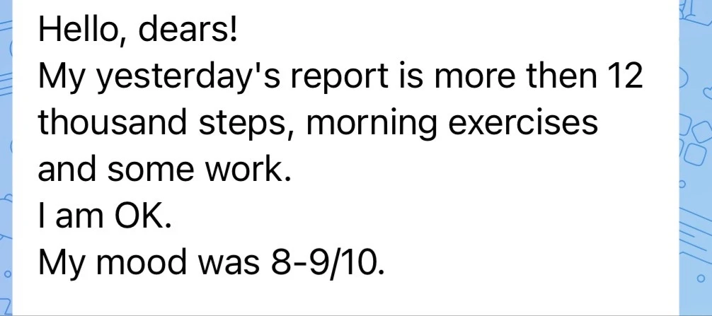 Челлендж «Steps + affirmations»