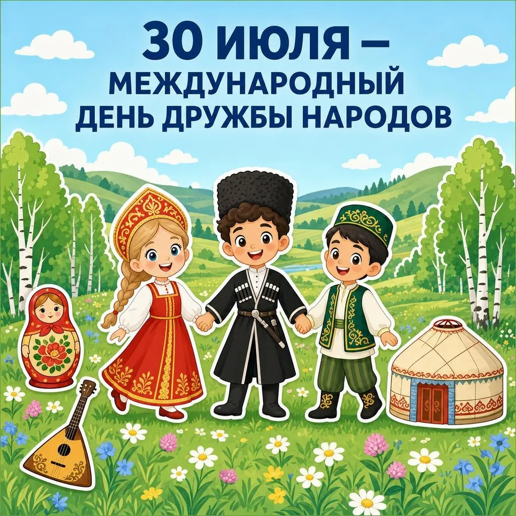 🌟 30 июля — Международный день дружбы! 🤝