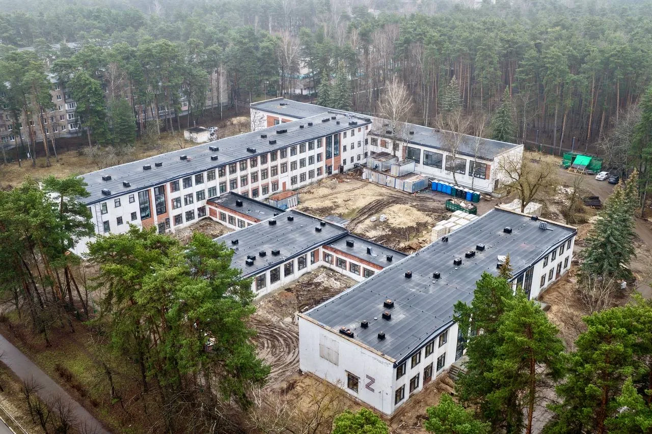 🏫 В Протвино капитально ремонтируем Корпус №2 «Лицея Протвино» на ул. Гагарина. Приехал проверить, к
