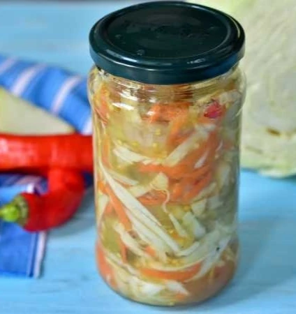 БАКЛАЖАНЫ С КАПУСТОЙ ПО-КОРЕЙСКИ