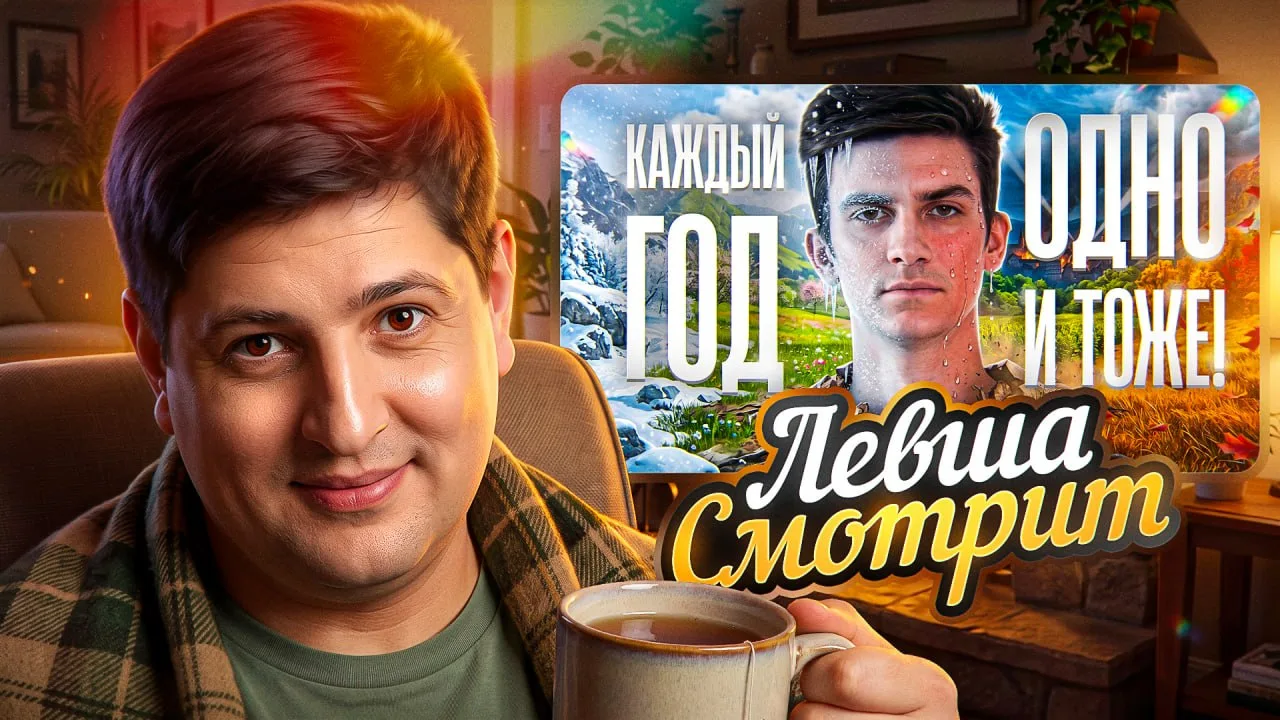 ⏪ЛЕВША СМОТРИТ НИР Ю: МИР ТАНКОВ 2026 — КАЖДЫЙ ГОД ОДНО И ТО ЖЕ! ЧТО БУДЕТ ДАЛЬШЕ?!⏩