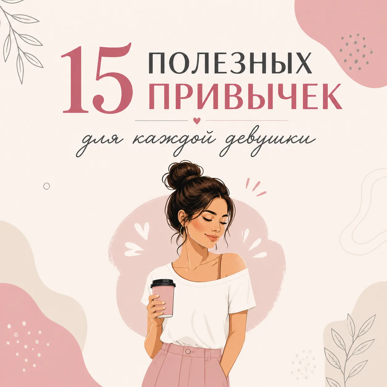 15 полезных привычек для каждой девушки!

• Высыпаться. 
• Не делать из еды культ. Искать удовольств