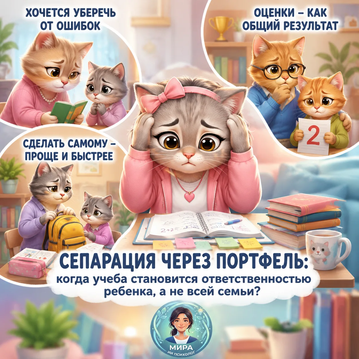 🎒 Сепарация через портфель: когда учеба становится ответственностью ребенка, а не всей...