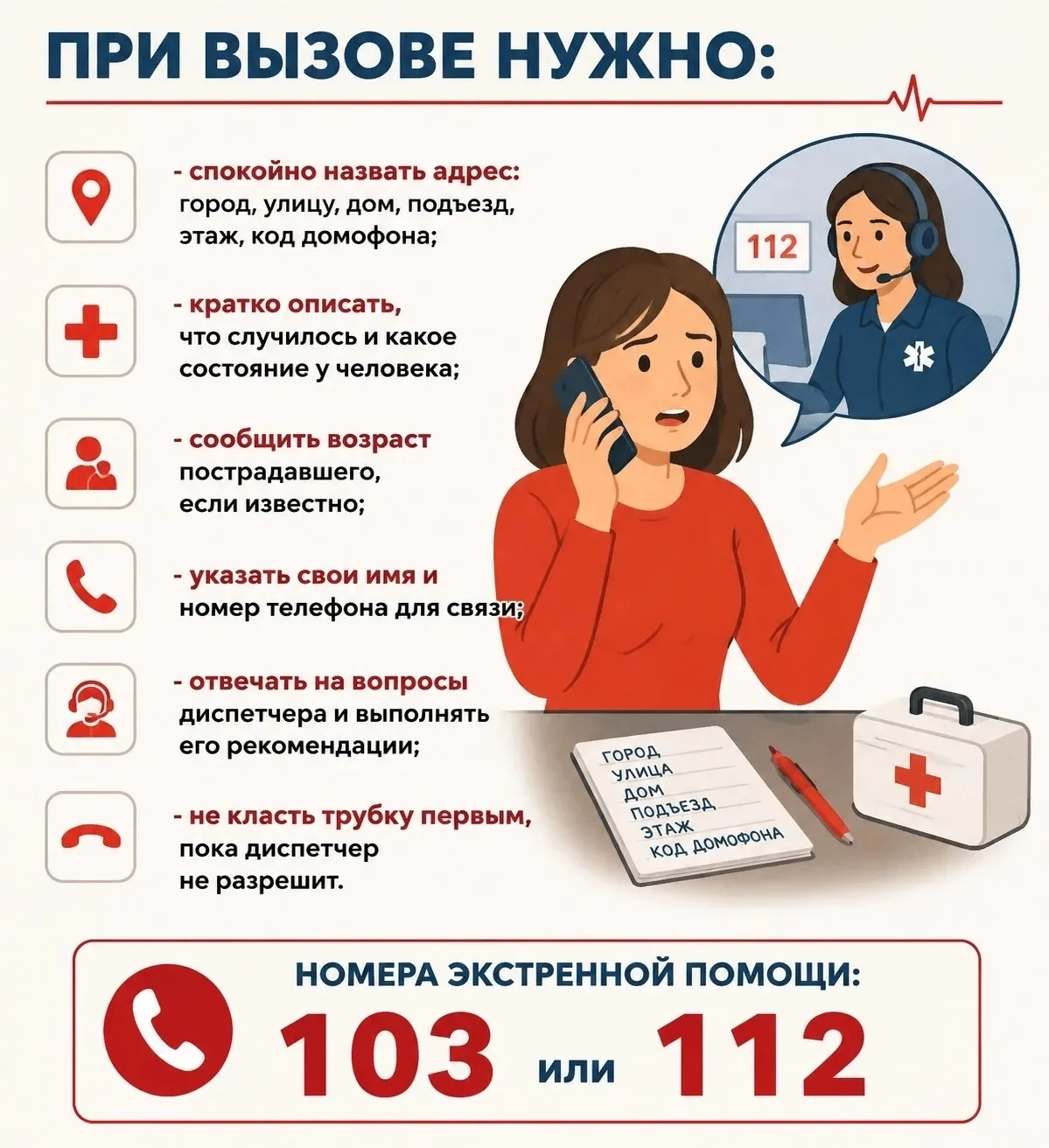 Как правильно вызвать скорую помощь
