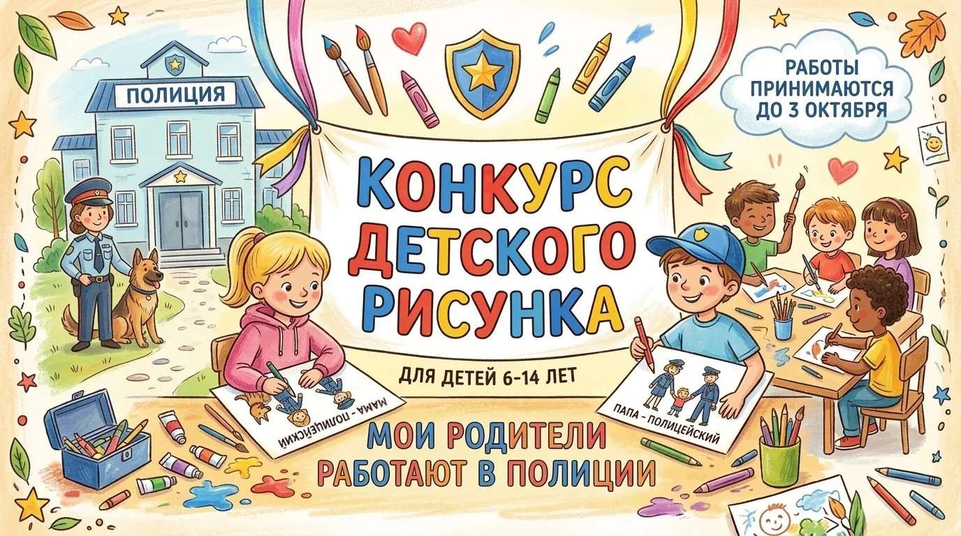 В МВД по Республике Коми стартует отборочный этап Всероссийского конкурса детского рису...