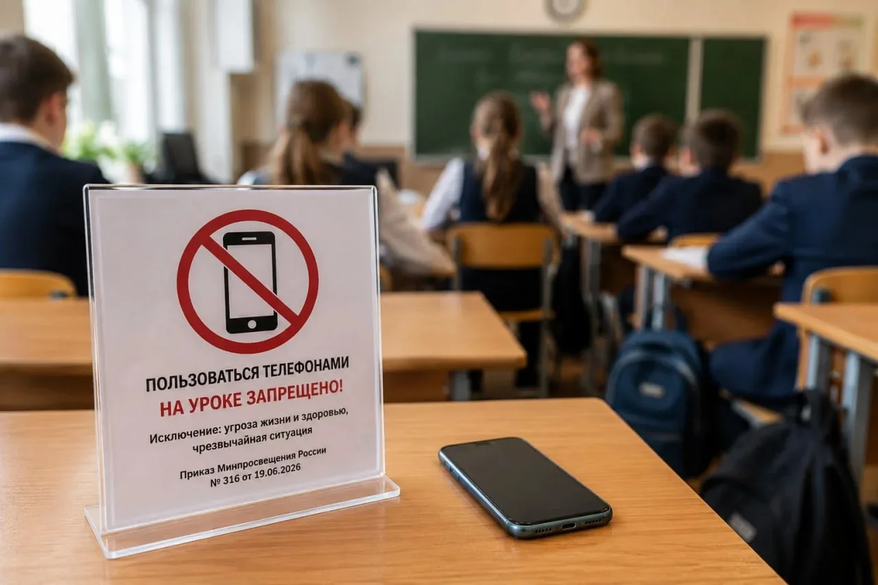 С 1 сентября школьникам запретят пользоваться телефонами во время уроков — Минпросвещен...