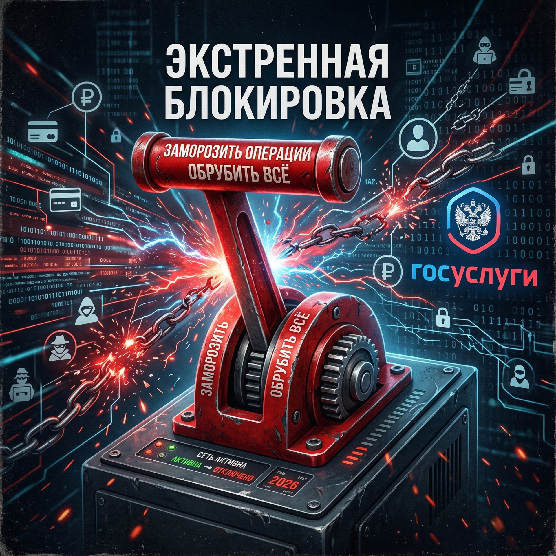 🚨 На «Госуслугах» появится «красная кнопка» для защиты от мошенников