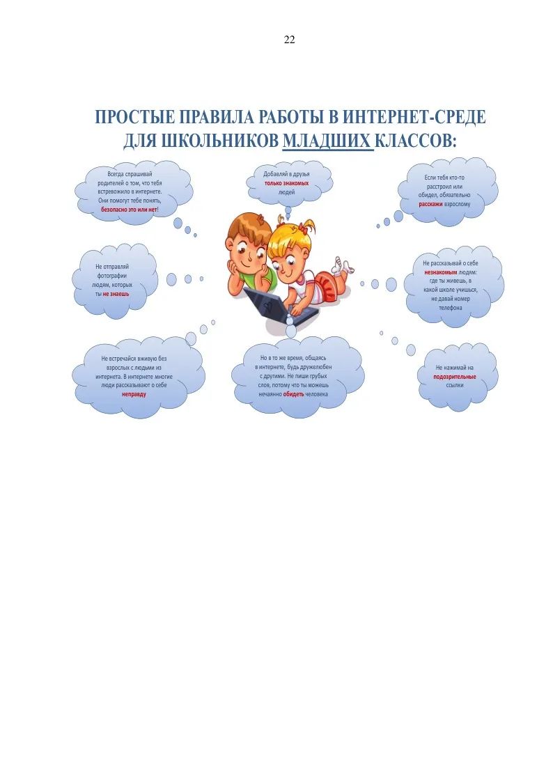 Памятки для учеников по информационной безопасности 📌  Используйте памятки на сайте и на информацион