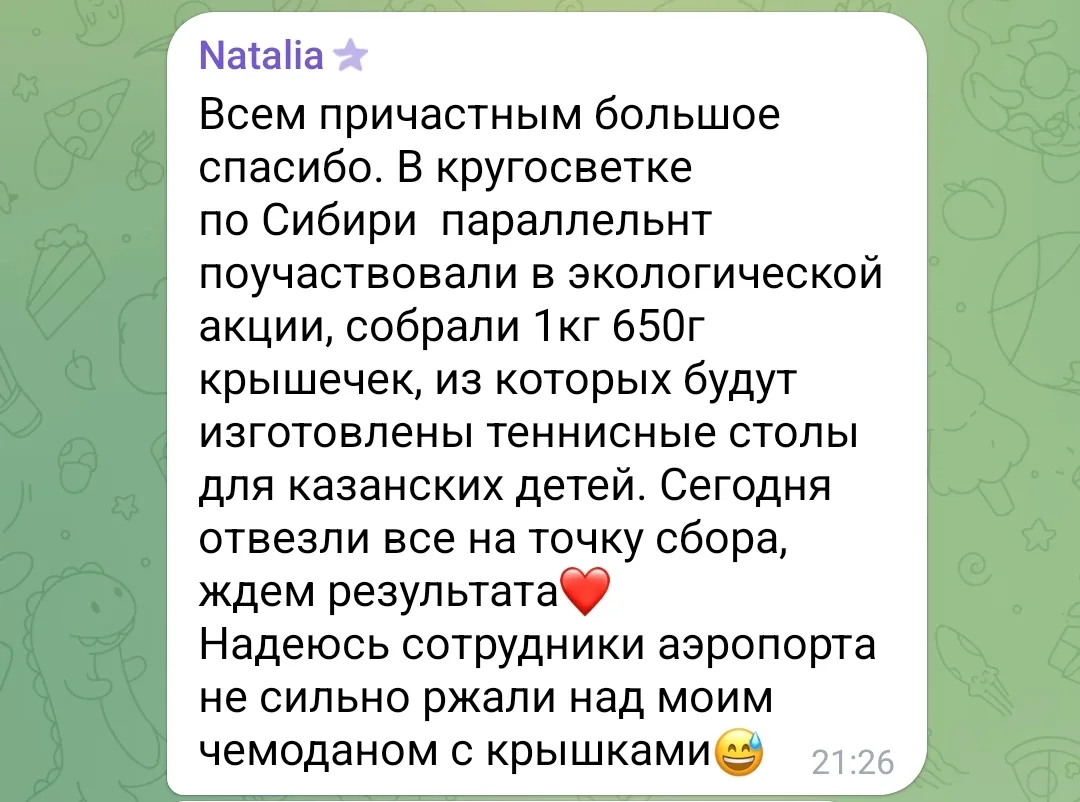 Ну классно же?!
В который раз убеждаться, что в нашем улетимовском сообществе такие замечательные лю
