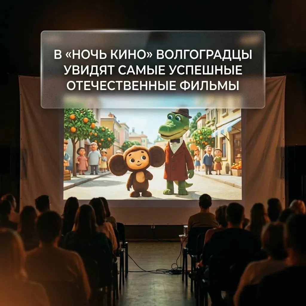 В «Ночь кино» волгоградцы увидят самые успешные отечественные фильмы 🎥