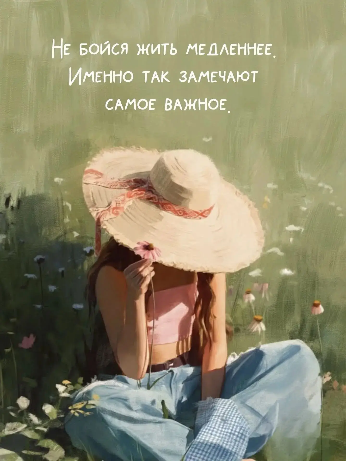 Не спешите прожить этот день быстрее.
В нём точно будет что-то хорошее, что стоит заметить. 🤍

🕊️Д
