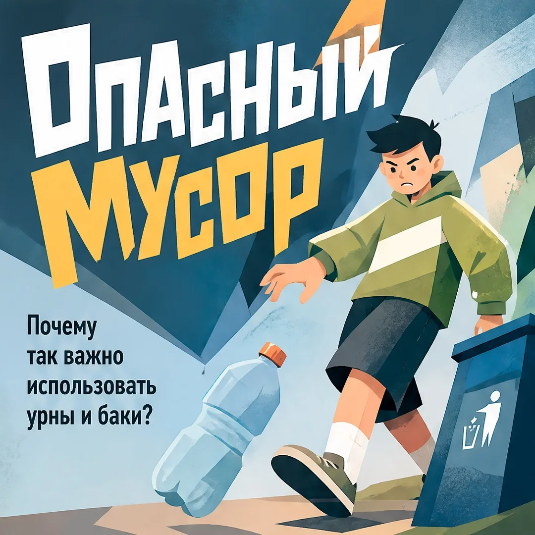 Как мусор, оставленный на земле, отравляет всё вокруг