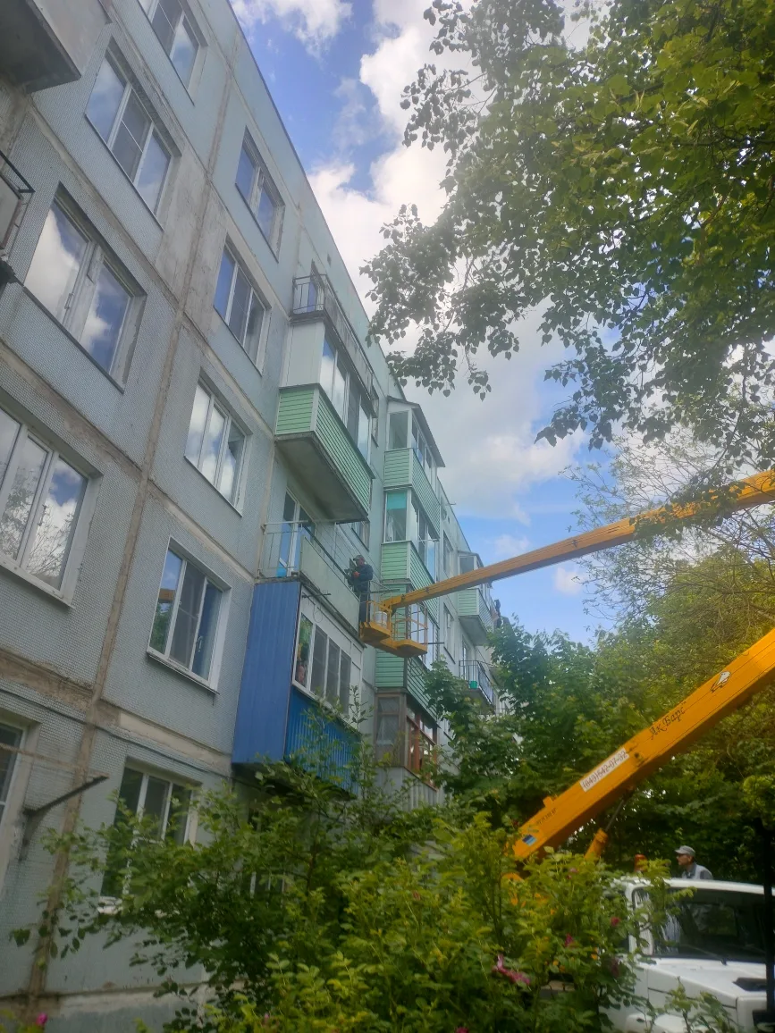Ремонт межпанельных швов по адресу: ул. Пролетарская, д. 44