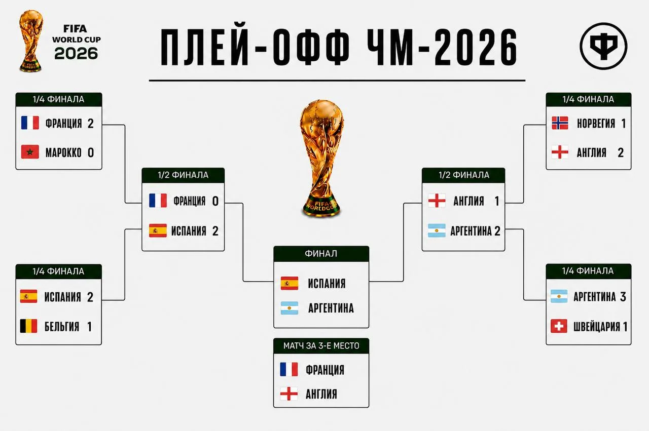 🔥 Итоговая сетка ЧМ-2026