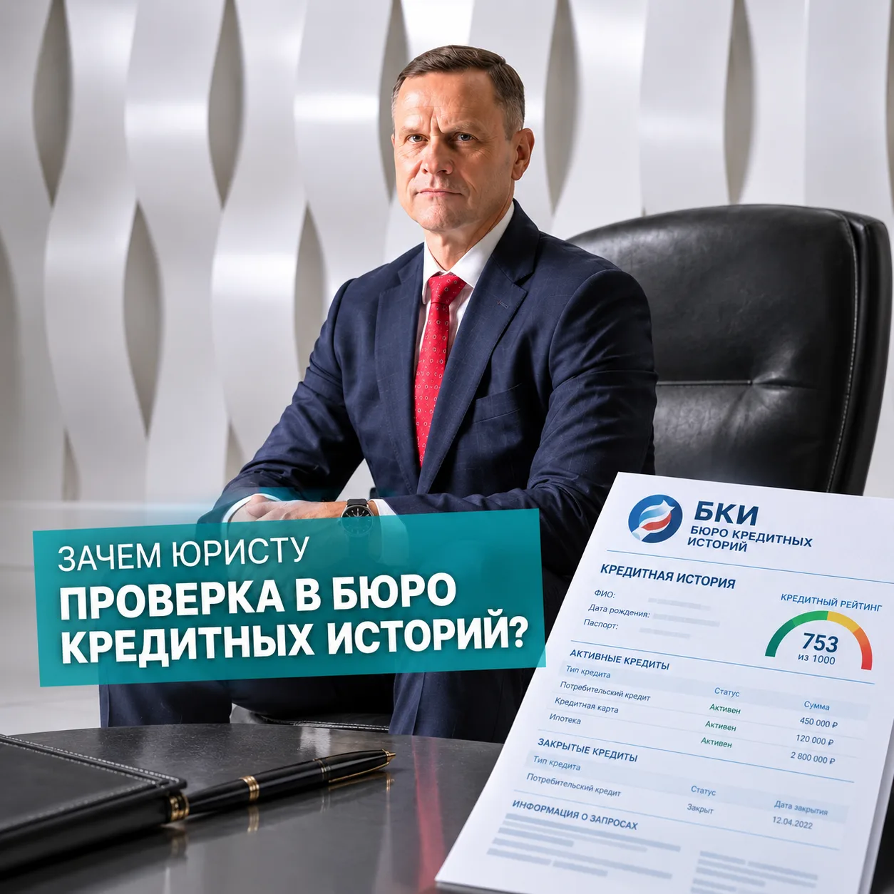 👨‍💼Зачем юристу проверка в БКИ?
