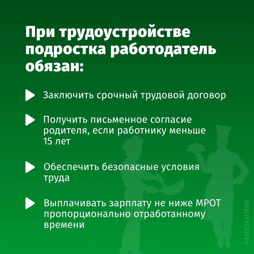 В Татарстане планируют трудоустроить более 16 тысяч подростков этим летом