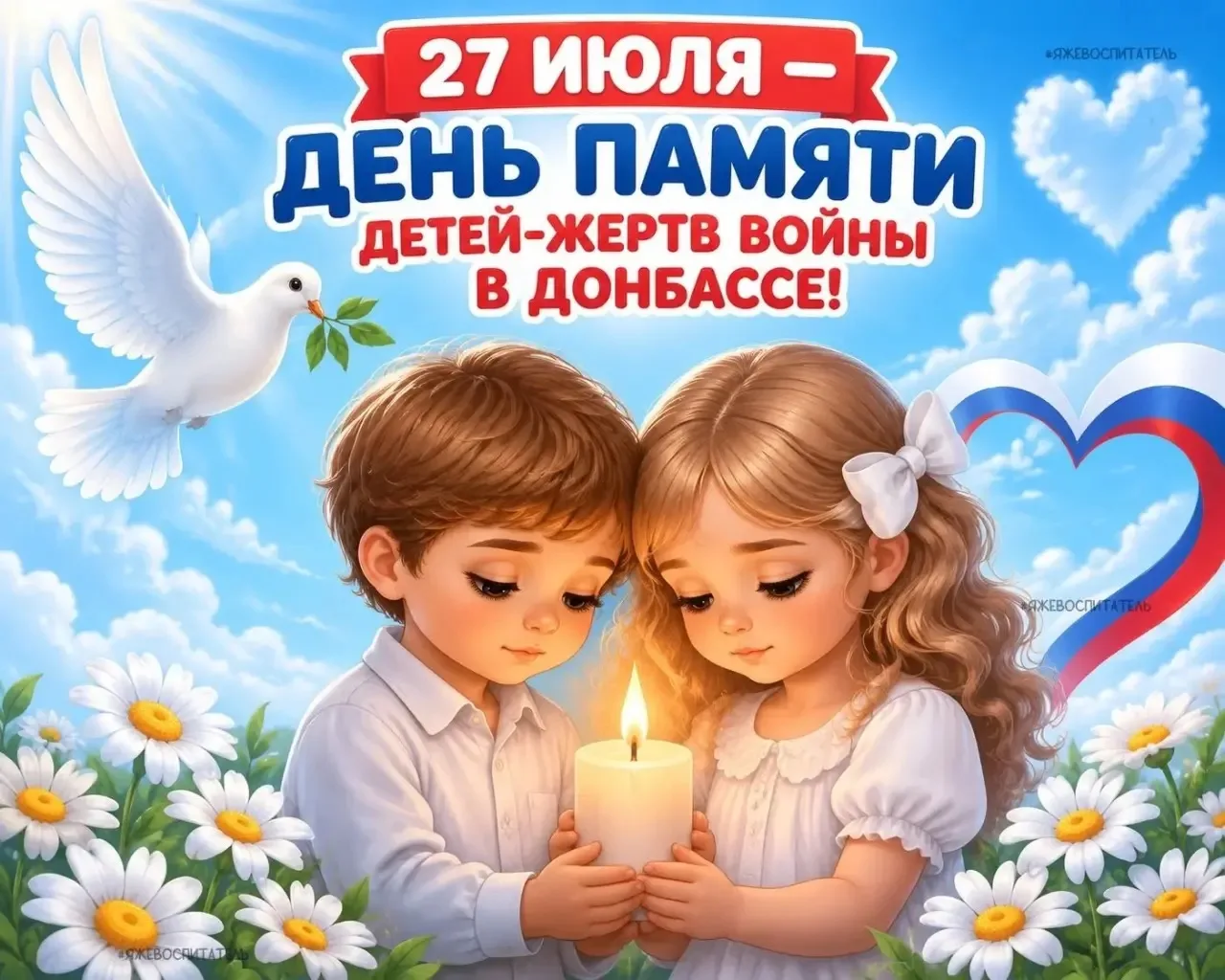 День памяти детей – жертв войны в Донбассе.
Сегодня мы вспоминаем маленьких ангелов Донбасса, чьи жи