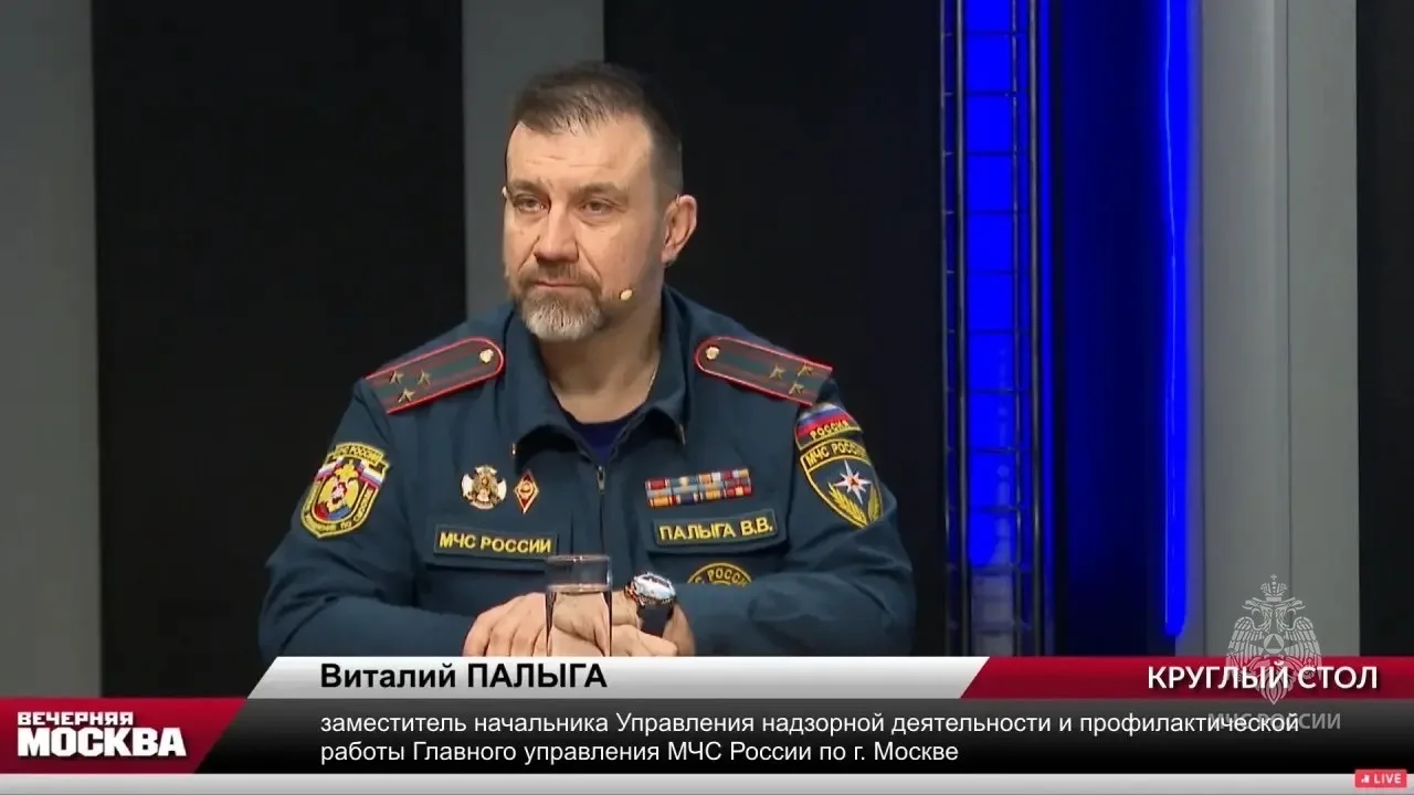 🔘Сотрудники МЧС России рассказали о правилах подготовки к дачному сезону в студии телеканала «Вечерн