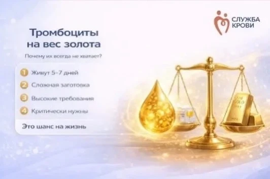 🩸 Почему тромбоциты на вес золота?