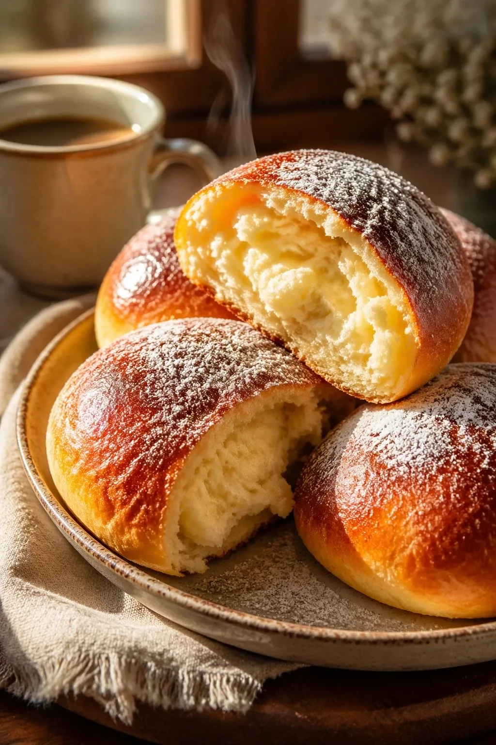 ТВОРОЖНЫЕ
БУЛОЧКИ 🥐

Нежные, воздушные и очень вкусные!

ИНГРЕДИЕНТЫ (на 10 шт.)

• Творог 9% - 250