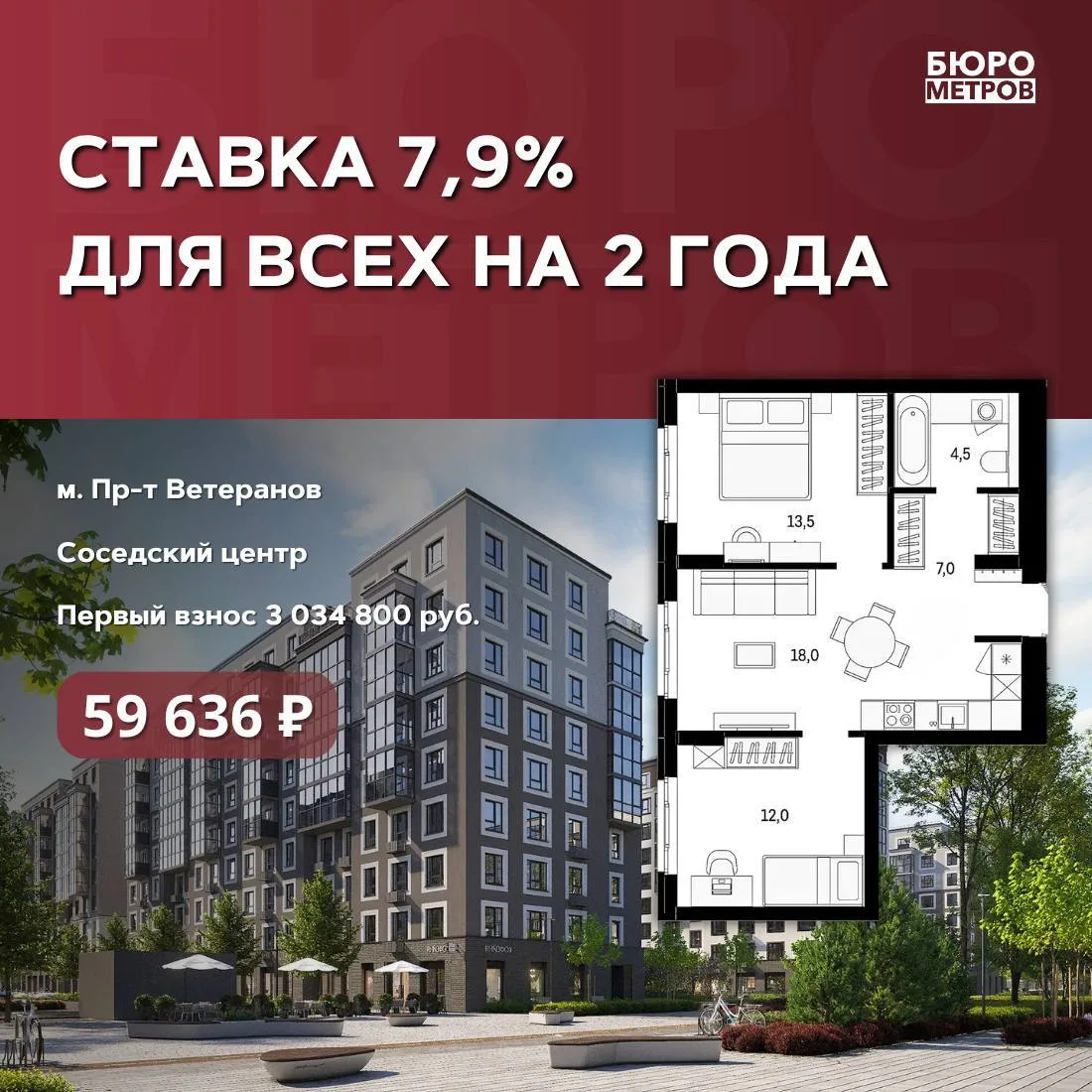 😎СТАВКА 7,9% ДЛЯ ВСЕХ 2 ГОДА