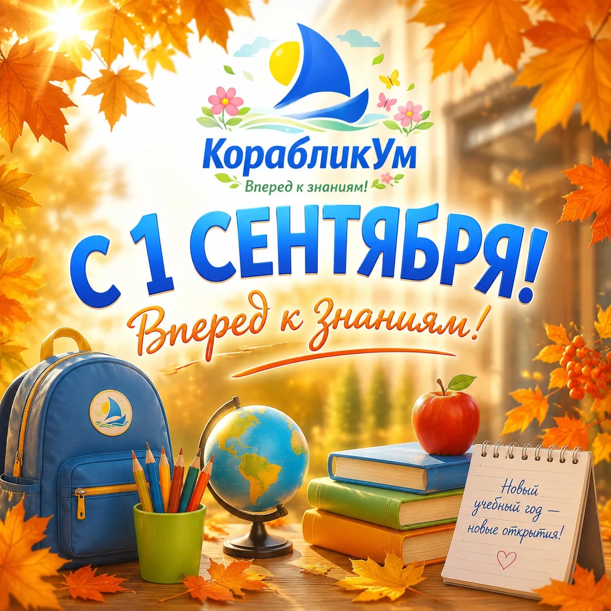 🍂 С 1 сентября, дорогие родители и ребята!