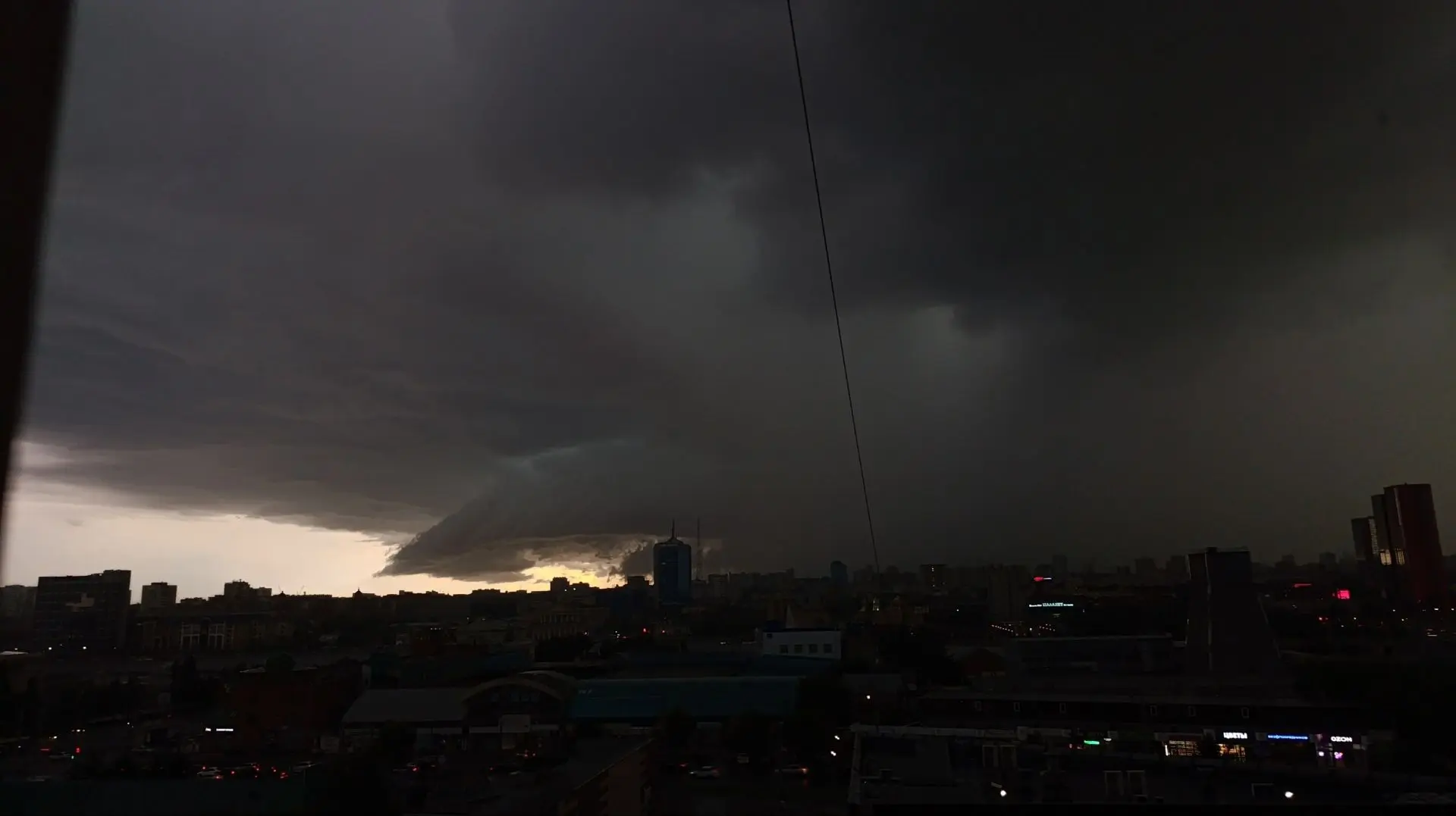 Суперъячейка в Челябинске (14.08.2026)