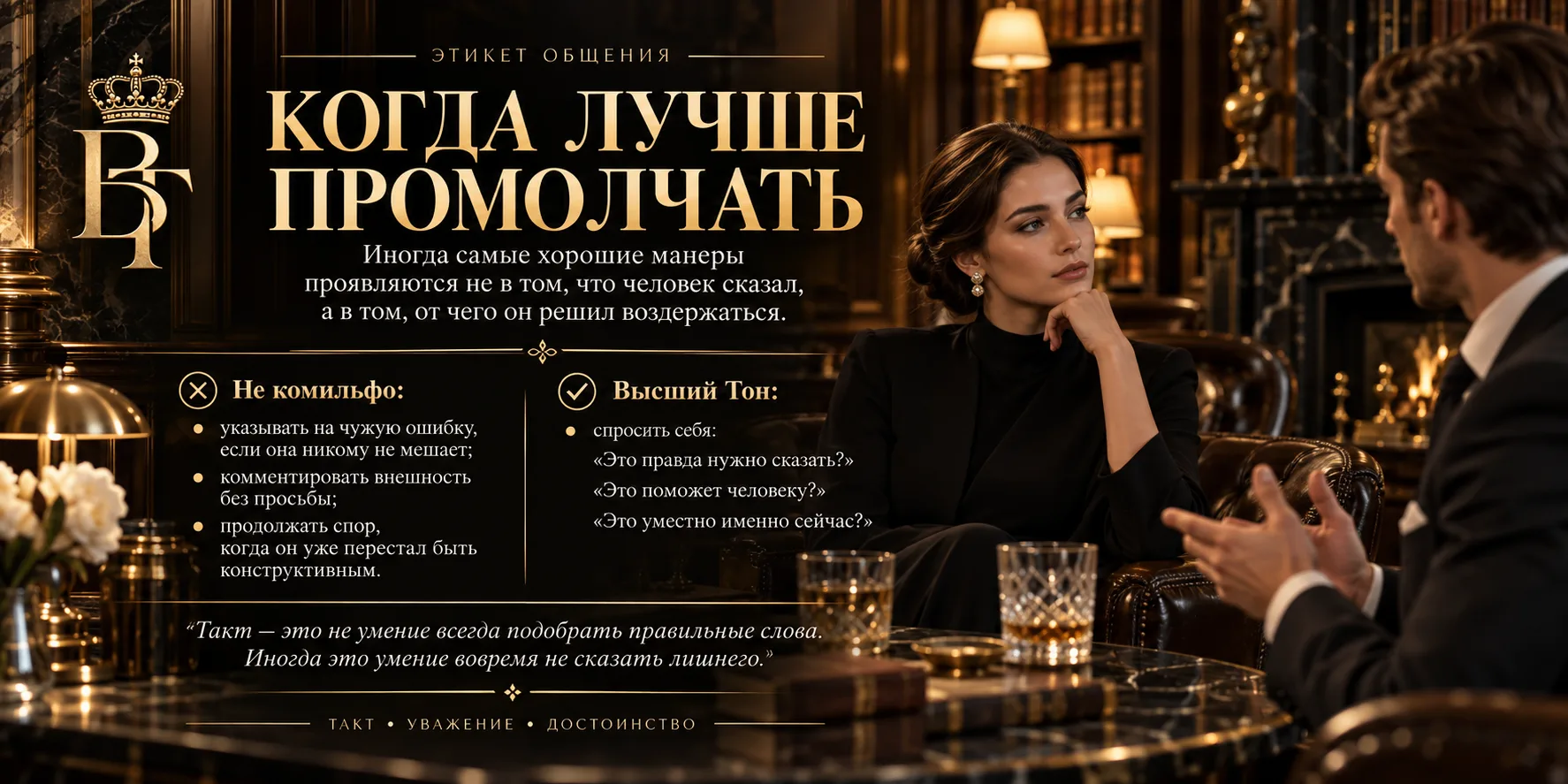 🤐 КОГДА ЛУЧШЕ ПРОМОЛЧАТЬ