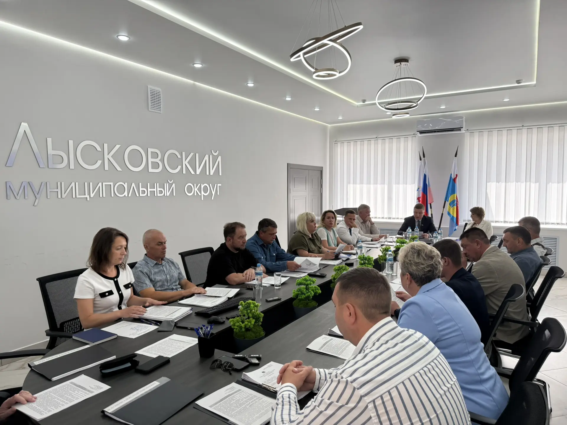 Сегодня состоялось очередное заседание Совета депутатов Лысковского муниципального окру...