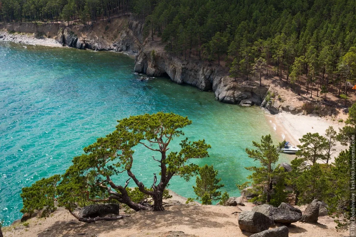 Райский уголок Сибири с сосновым лесом и бирюзовой водой🌲💚