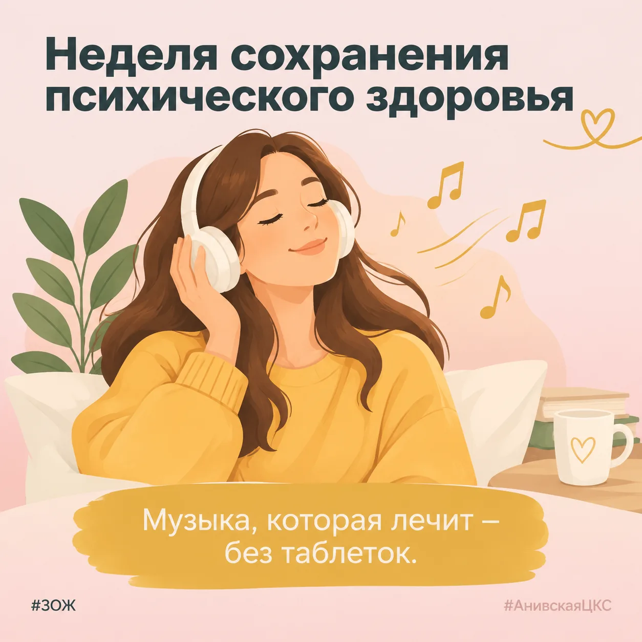 Неделя сохранения психического здоровья: музыка, которая греет душу 🎶
