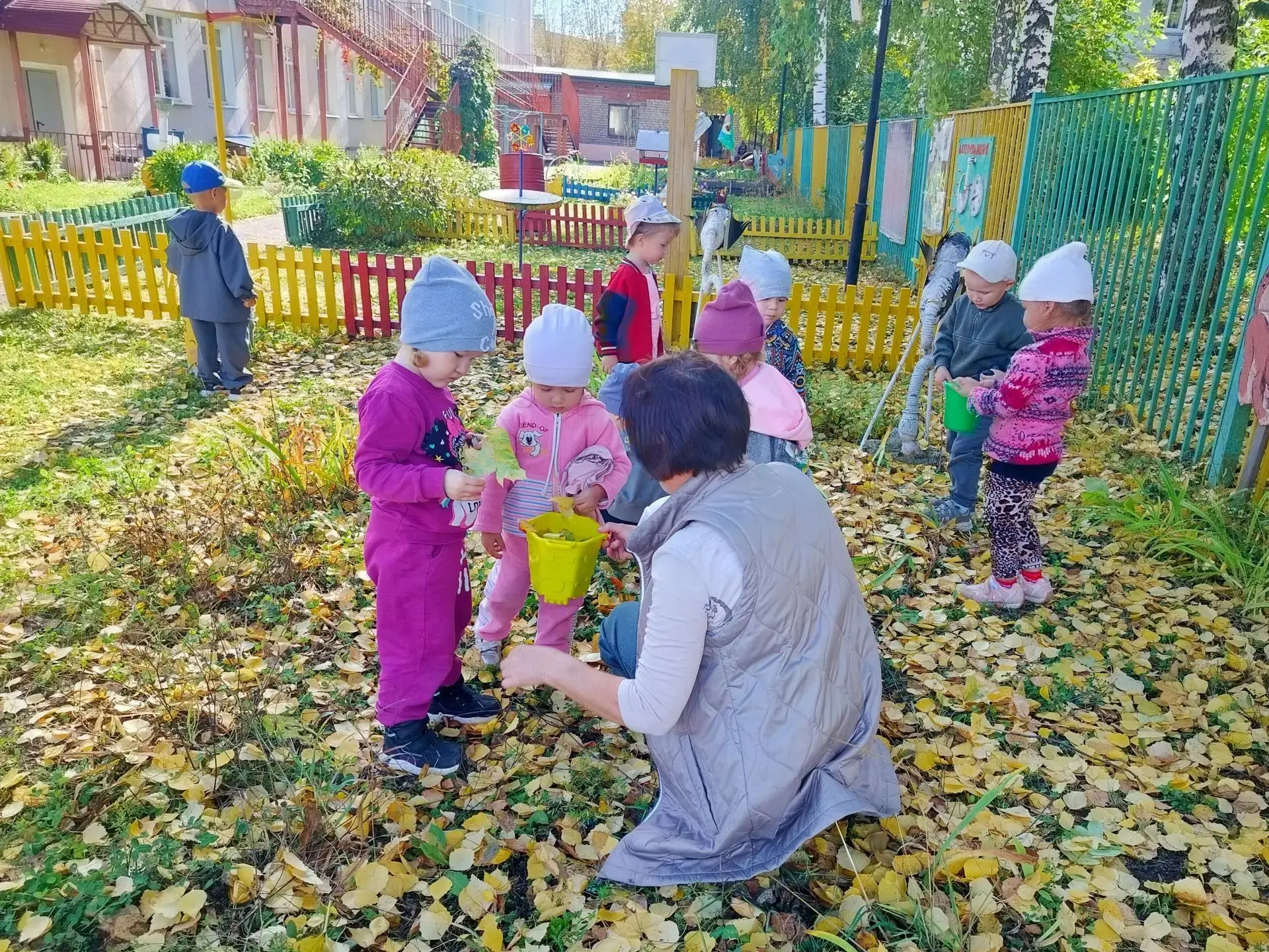 🍁Осенний эксперимент в группе «Незабудки". Итоги недели🍂