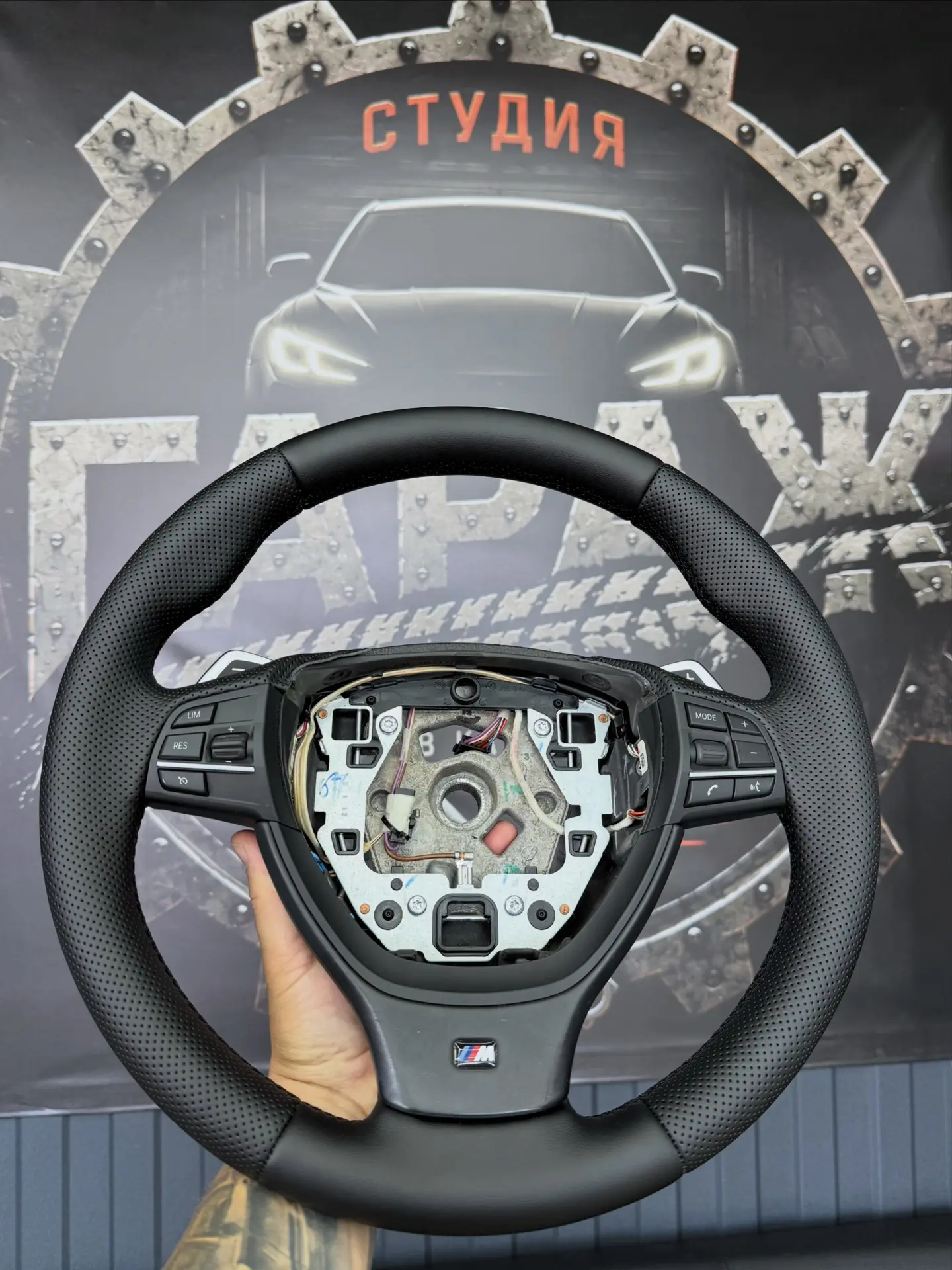 Перетяжка руля на BMW f10✨