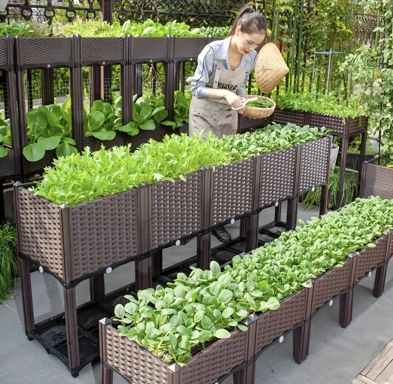 Высокие грядки из качественного пластика 🌿