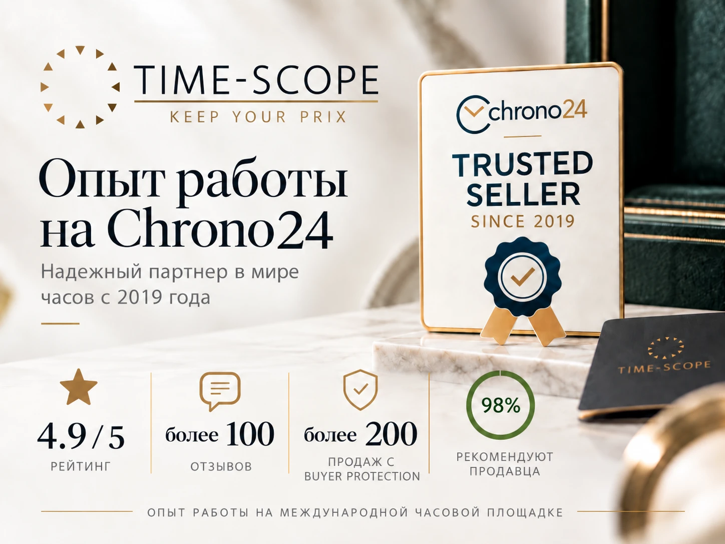 ⭐️  Покупка и продажа часов