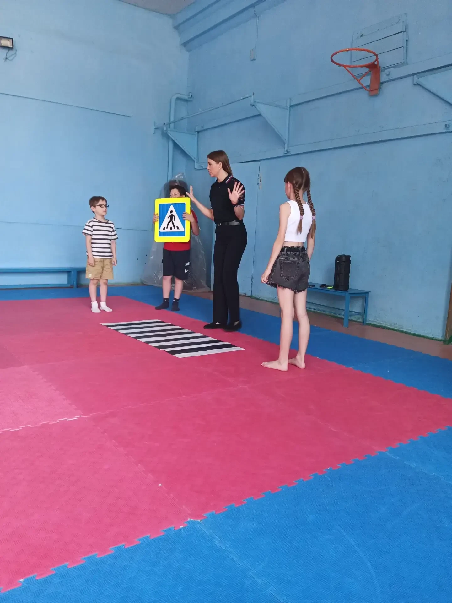 В нашем пришкольном лагере прошло профилактическое мероприятие по ПДД и профилактике детского травма