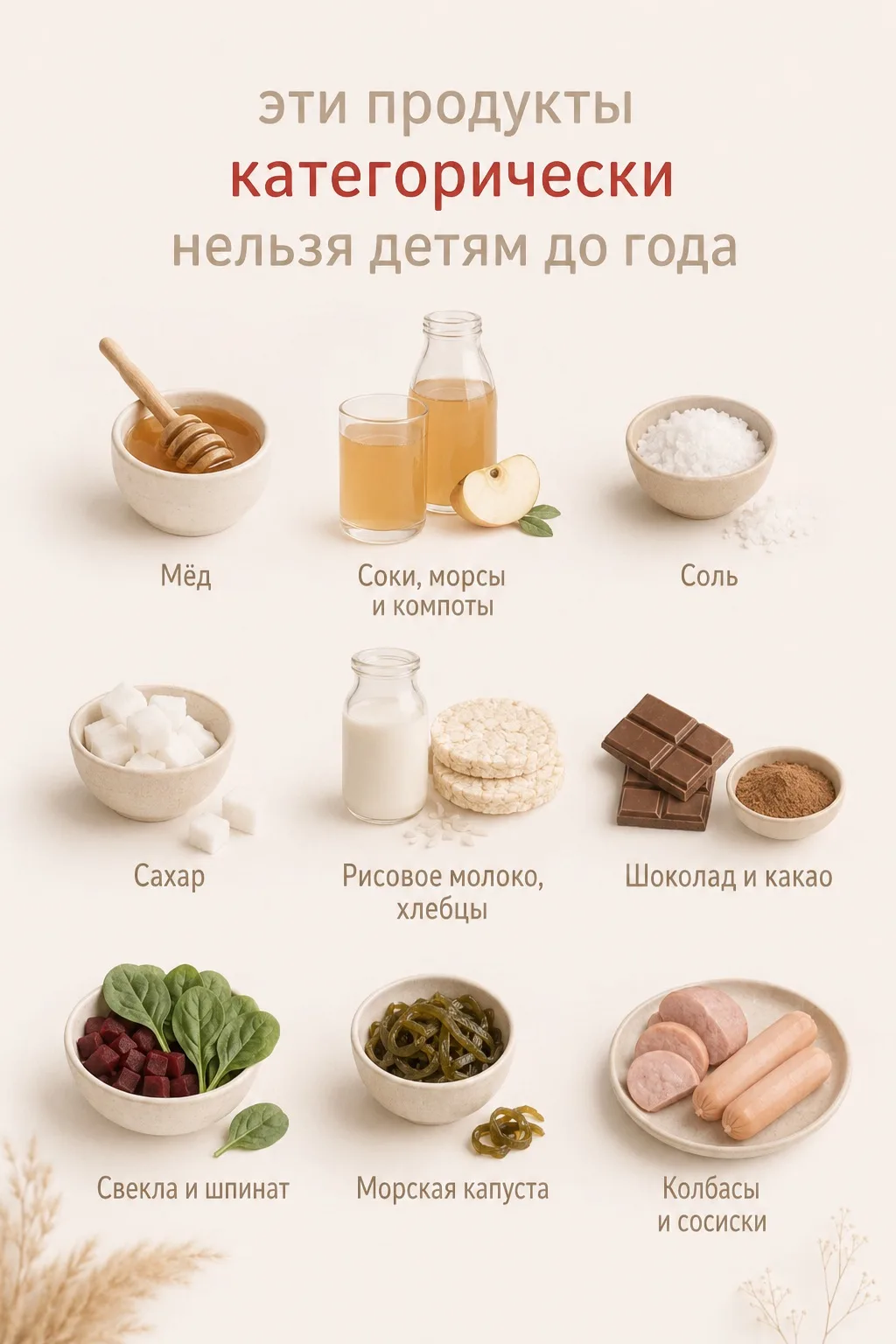 Отвечу в чем опасность этих продуктов для детей в комментариях 👇🏻